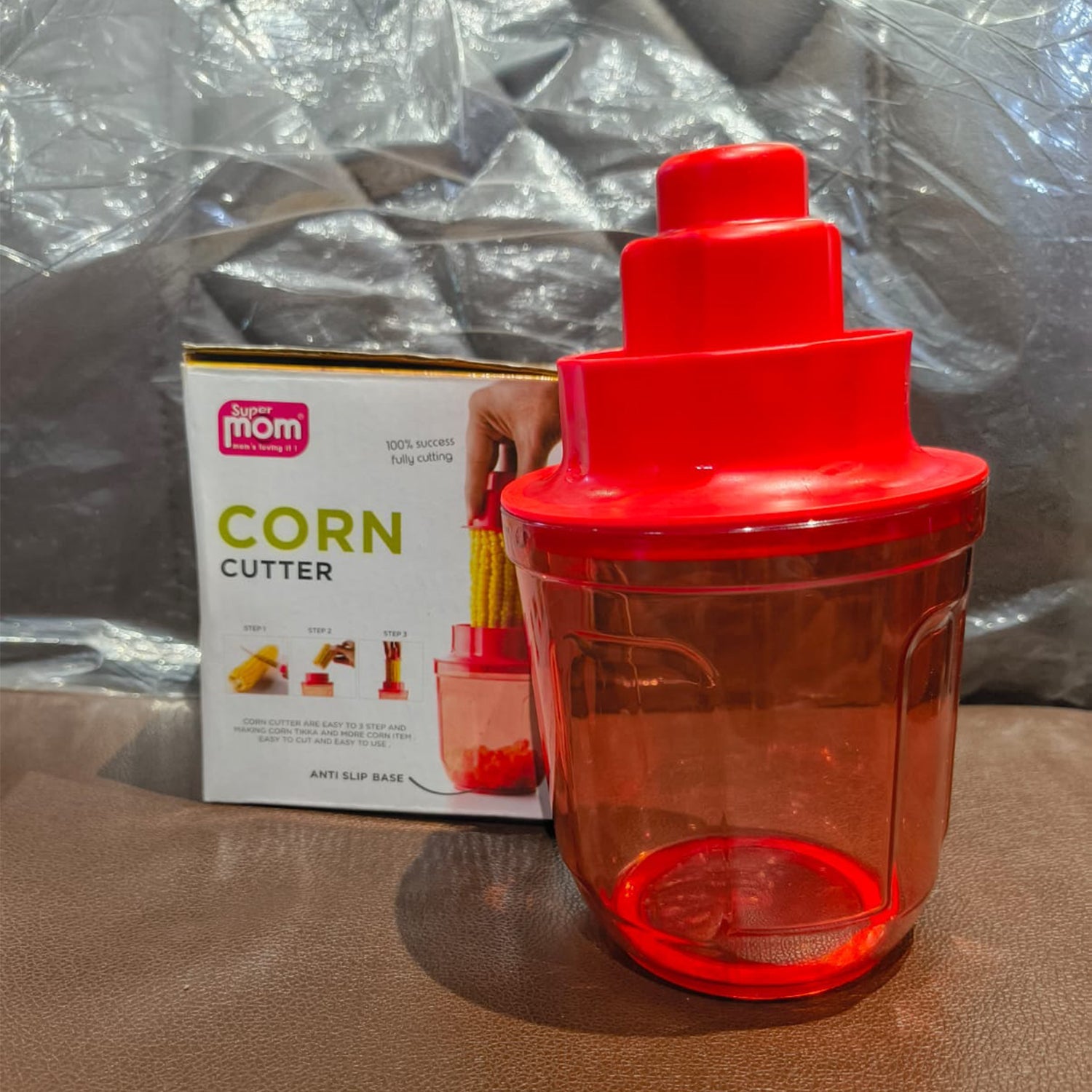 Supermom Corn Cutter with Steel Blades (1 Pc) Supermom Corn Cutter with Steel Blades (1 Pc)